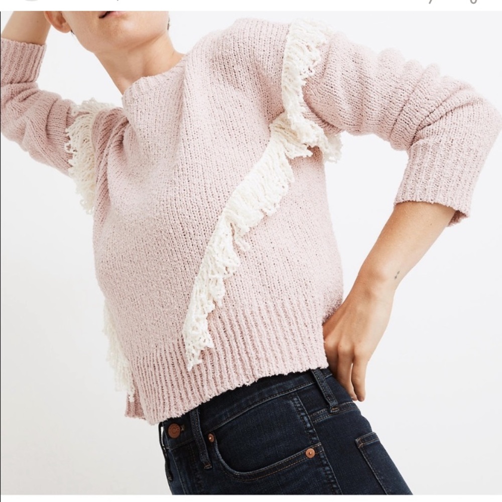 Madewell Fringe Sweater